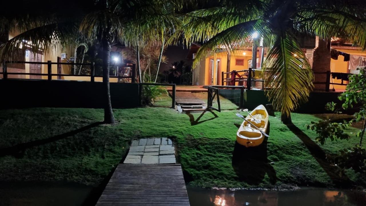 Villa Casa Amarela Beira Rio Guriri São Mateus Exterior foto